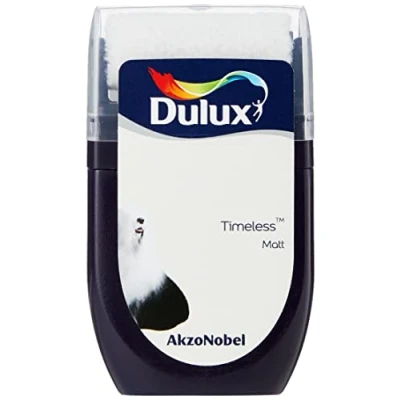 Image of Dulux Walls &amp; Ceilings Tester Paint, Timeless, 30 ml