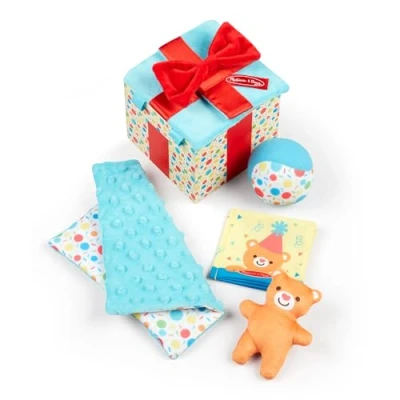 Image of Melissa &amp; Doug Surprise Gift Box Infant Toy Developmental for Toddlers Sensory Toys Children 0+ Baby Boys or Girls FSC Certified