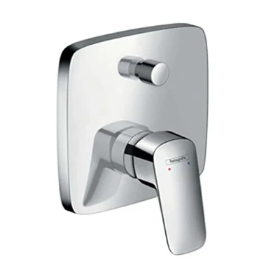 Image of hansgrohe Logis bath and shower mixer for 2 outlets, chrome 71405000