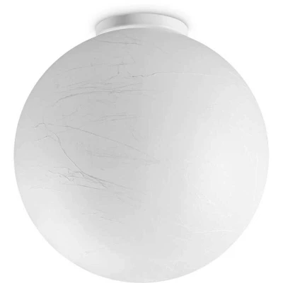 Image of Carta Globe Ceiling Light White 40cm