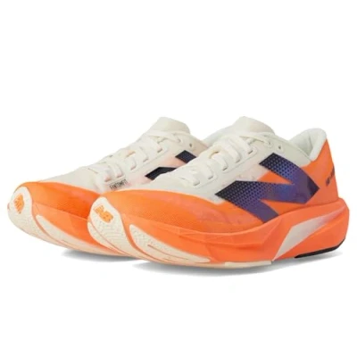 Image of New Balance Women&#039;s Fuelcell Rebel V4 Running Shoe, Hot Mango/Angora/Black, 6.5