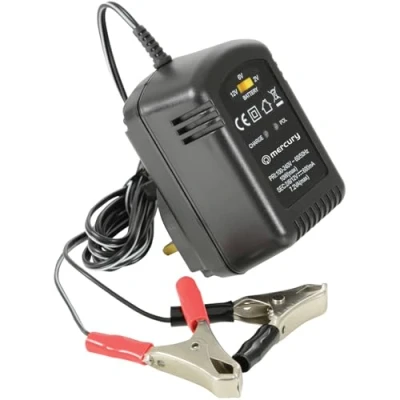Image of Lead Acid Battery Charger 2/6/12V 600mA, Gray