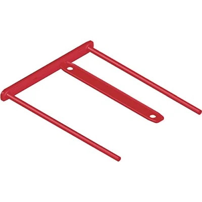 Image of Fellowes Bankers Box File Clips 10 cm (Pack of 100) red