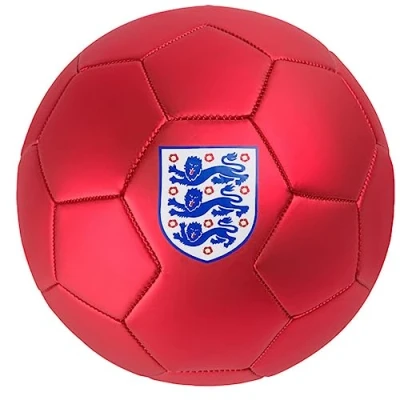 Image of Mitre England Football Red/White Size 5 Pack Options (Pack Of 1)