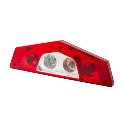 Image of HELLA 2VP 012 570 071 Rearlight Caraluna X Bulb 12V Fitting/Bolted Lens Colour: Crystal clear/Red Plug: AMP left Quantity: 1