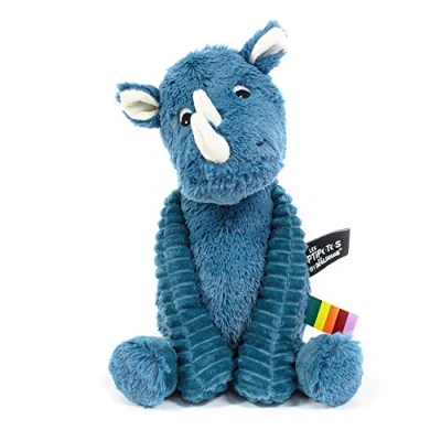 Image of Ptipotos by Deglingos Rhino Plush Toy Blue