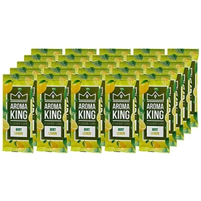 Image of Aroma King Smoking Flavour Cards, Yellow, Box of 25 Units