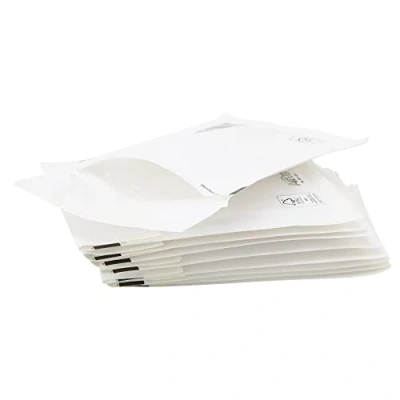 Image of Postmaster Padded Envelopes A6 White Peel Seal Bubble Mailers 100x165mm, 10 Pack