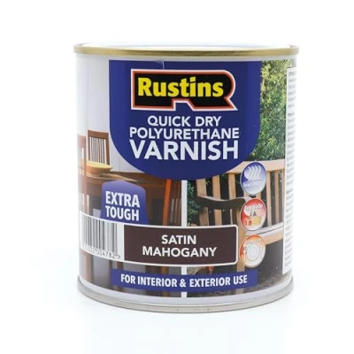 Image of QD Poly Varnish Satin Mahogany 500ml