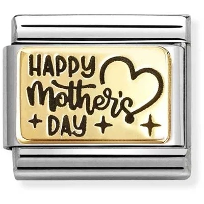 Image of Nomination Gold Mothers Day Charm Stainless Steel
