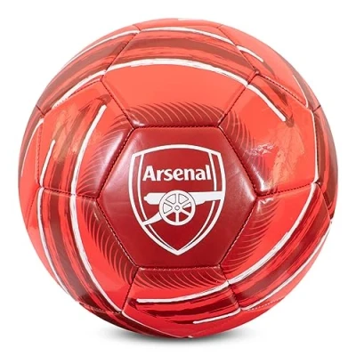 Image of Hy Pro Officially Licensed Arsenal F.C. Cyclone Football Size 5, Gunners, Training, Match, Merchandise, Collectible For Kids and Adults, Red