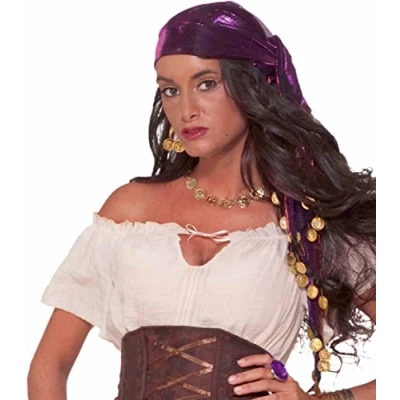 Image of Rubies Adult Forum Mystic Fortune Teller Scarf, As Shown, One Size, size