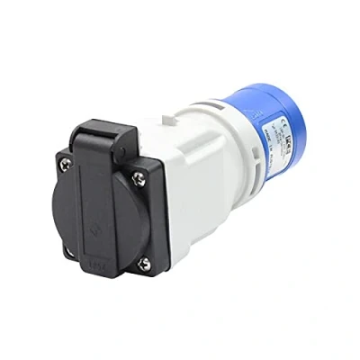 Image of pce 16A 230V 2P+E Plug to 13A Socket Adaptor(9433103)