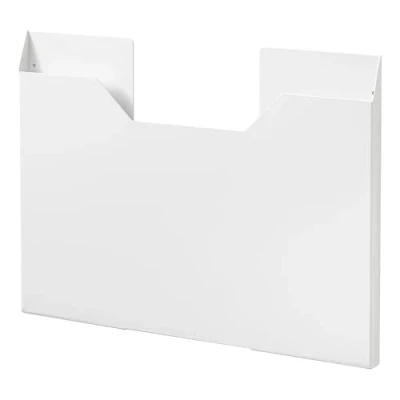 Image of Yamazaki 4886 TOWER Placemat Case, white, Steel, Minimalist, 50.5 x 2.5 36.5 cm