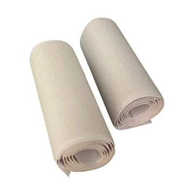 Image of 18cm (7&#039; inch) Ultra Wide Self Adhesive Hook and Loop Strips Set with Super Sticky Glue Nylon Fabric Fastener (White, 1m)