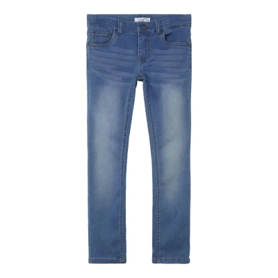 Image of Name it Nkmtheo Slim fit jeans for kids, Size: 2 3y, Medium blue denim