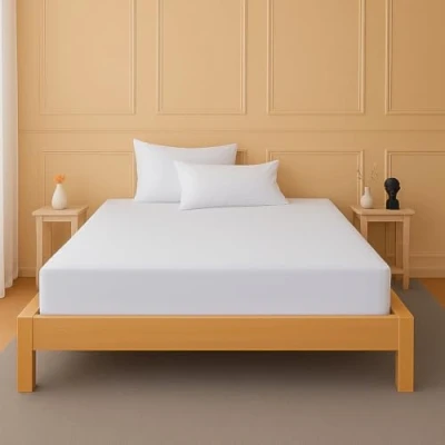 Image of Sheet Story 100% Cotton Double Fitted 41cm deep, 400 Thread Count Bed Sheets Classic, Soft and Hypoallergenic Extra Deep Easy Care