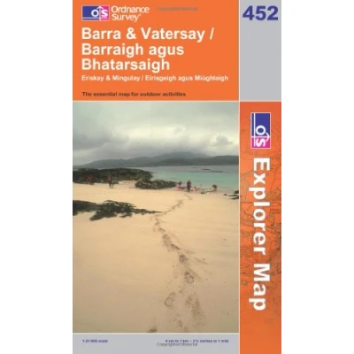 Image of Explorer Active 452 Barra &amp; Vatersay Map With Digital Version