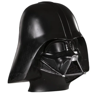 Image of Rubie&#039;s 3446NS000 Darth Vader Mask STAR WARS CLASSIC Fancy Dress Accessory, Unisex Child, Black, One Size