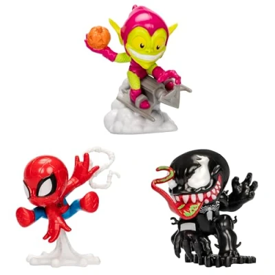 Image of SPIDER MAN Marvel Mighty Verse Collection Series 1 Multipack, 6 Action Figures