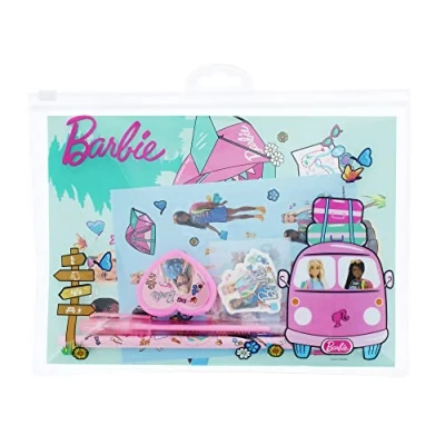 Image of Barbie Super Stationery Set School Gifts Supplies Stationary Sets Dolls Accessories
