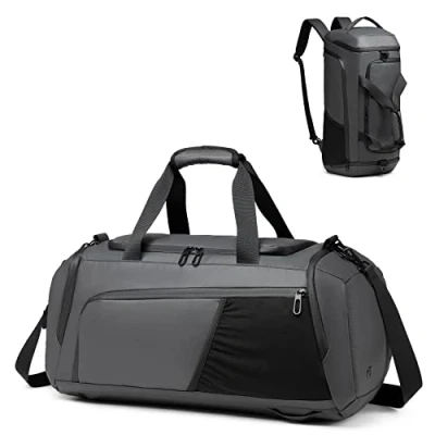 Image of Gym Sports Bag for Men,40L Waterproof Duffle with Shoes Compartment and Wet Pocket,Travel Duffel Shoulder Strap Backpack