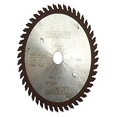 Image of DeWalt DT1086 QZ 165 x 20mm 48 Tooth Extra Fine Extreme Plunge Saw Blade