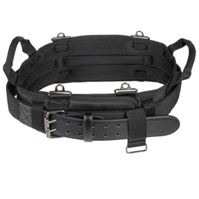 Image of Klein Tools 55919 Tool Belt, Electrician Belt for use with Modular Pouches from Click Lock System, Size L