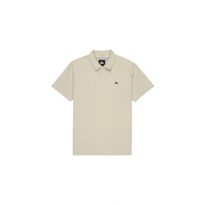 Image of Quiksilver Short Sleeved Knit top MW Pique Polo Men&#039;s Grey M