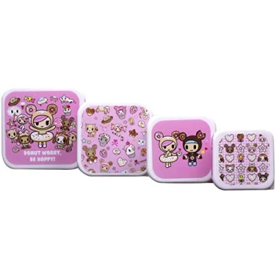 Image of Thumbs Up 2FEC49106C Tokidoki Set of 4 Lunch Boxes