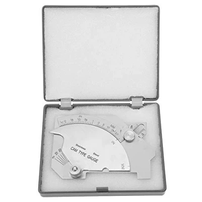 Image of Welding Fillet Gauge,Stainless steel Imperial Metric MG 8 Bridge CAM Seam Inspection Test Ruler with box,for Measurement