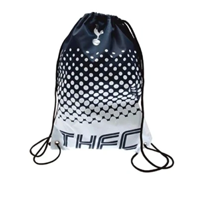 Image of Tottenham Hotspur s Logo Gym Bag (White/Blue)