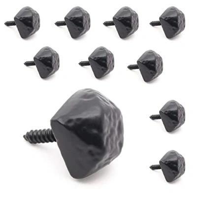Image of EAI Decorative Door Stud Black Antique 19mm Pack of 10