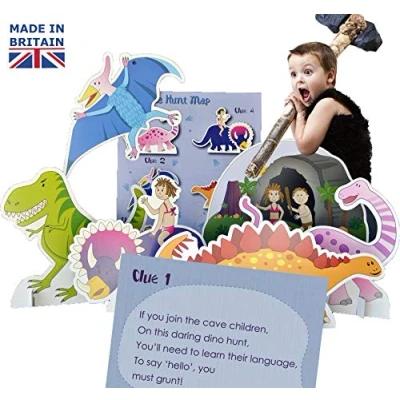 Image of Dinosaur Party Games Treasure Hunt Game for Kids
