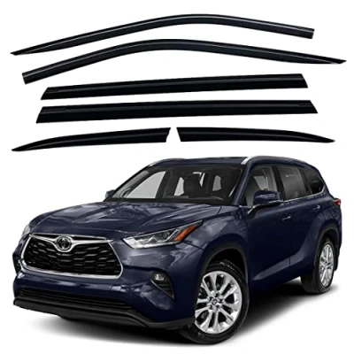 Image of AUTO CLOVER Wind Deflectors Set for Toyota Highlander 2021+ (6 pieces)