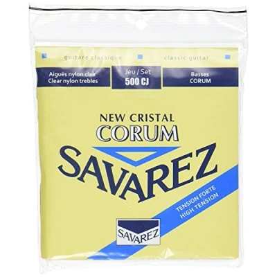Image of CUERDAS GUITARRA CLASICA Savarez (500/CJ) Corum New Crystal Azul (Juego Completo)