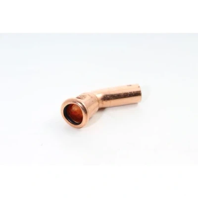 Image of Pegler VSH Xpress Copper Press Fit Obtuse Street Elbow 15mm S21S 38404