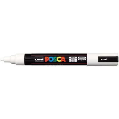 Image of uni ball Posca PC 5M Medium Bullet Tip Marker White,152637000