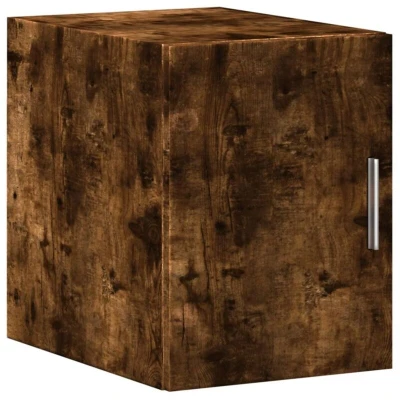 Image of vidaXL Wall Cabinet Smoked Oak 30x42.5x40 cm Engineered Wood