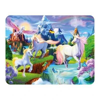 Image of 3D LiveLife Magnet Unicorn Bliss from Deluxebase. Lenticular Fridge Magnet. Magnetic decor for kids and adults with artwork licensed renowned artist, Michael Searle