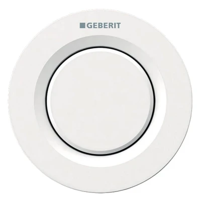 Image of Type 01 Single Flush Plate Button for 120mm and 150mm Concealed Cistern White Geberit