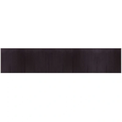 Image of vidaXL Rug Rectangular Dark Brown100x1000 cm Bamboo