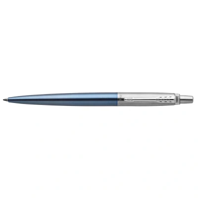Image of Parker Jotter Ballpoint Pen Waterloo Blue Medium Point Ink Gift Box