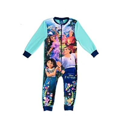 Image of Disney Encanto, Girls Onesie, Sleepsuit, Pyjamas, Purple, Age 3 4 Years