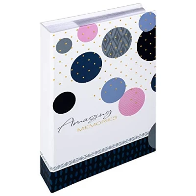 Image of walther Design Photo Album Blue 300 Photos 10 x 15 cm Memo Amazing Memories ME 488 L