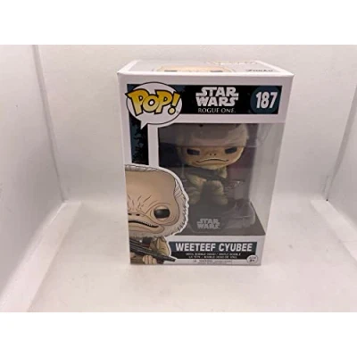 Image of Funko 14874 &quot;Pop Bobble Star Wars Rogue One Weeteef Cyubee&quot; Figure