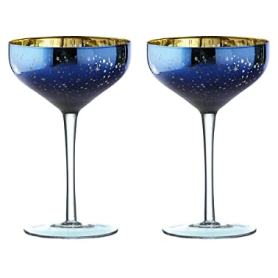 Image of Artland Galaxy Champagne Saucers Set of 2