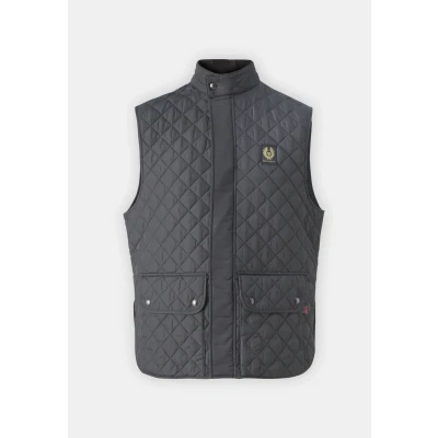 Image of Belstaff Mens Icon Gilet Black Size 46 (Chest)