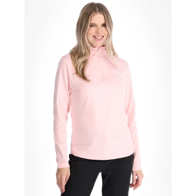 Image of Dare2B Womens Lowline Ii Lightweight Core Stretch Midlayer Sweater, Crystal Rose, 16 EU