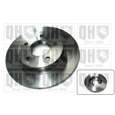 Image of BP6Y23251B, BP6Y26251B, BP6Y26251C, BP6Y26251D, BP6Y26251E Brake disc QUINTON HAZELL BDC5493 280mm 11mm 5 solid MAZDA: 3 Hatchback,